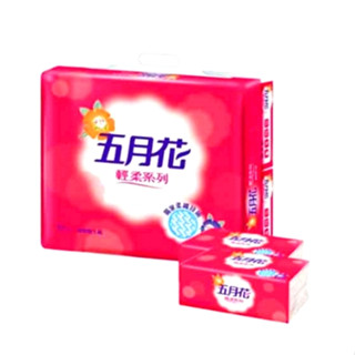 五月花 輕柔抽取式衛生紙(110抽x12包) 墊腳石購物網