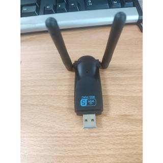 良品 5G 雙天線 USB WIFI 無線網絡卡 2.4G 自帶驅動 雙頻 wifi豆 網絡卡 隨身 600M 網路卡