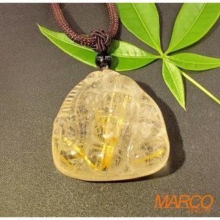 【MARCO寶石】鈦晶墜子109 吊墜 墜飾 飾品 項鍊 天然水晶 鈦晶 開運招財 特價