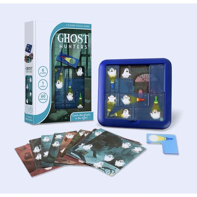 <賠售>全新 幽靈捕手Ghost Hunter通關遊戲 幽靈捕手桌遊 兒童益智親子互動專注力培養 七巧板 思維訓練 桌遊