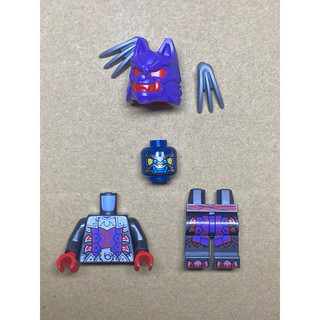 LEGO 樂高 人偶 紫色 狼面戰士 忍者系列 NINJAGO 30675