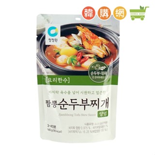 韓國清淨園 韓式海鮮豆腐鍋醬140g【韓購網】DAESANG