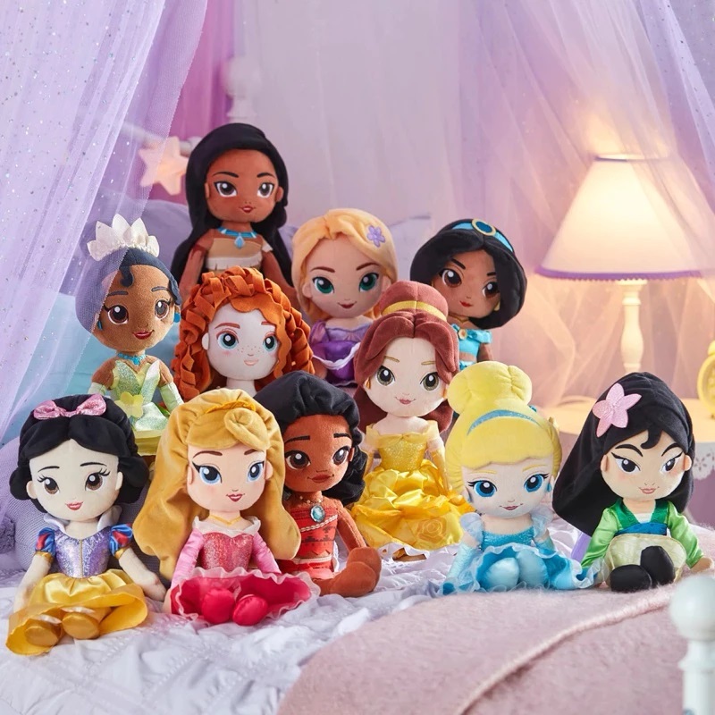 (現貨在台)美國迪士尼 艾莎 公主 長髮 小美人魚 冰雪奇緣 莫娜 安娜 貝兒 仙蒂 樂佩 玩偶 娃娃 禮物 聖誕節