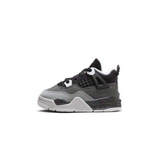 Air Jordan 4 Retro "Fear" TD 2024 恐懼 黑白 小童 FV4538-002