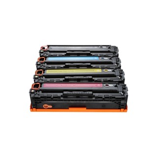 HP 惠普 CB540A→CB543A 黑紅藍黃 相容碳粉匣 適用M1300/CM1312