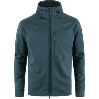 【Fjallraven 北極狐】Abisko Grid Fleece 短刷毛連帽夾克 12600228
