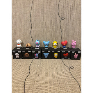 近全新 全套 BT21 Line friends Royche 公仔 bts 電腦螢幕擺飾 人偶