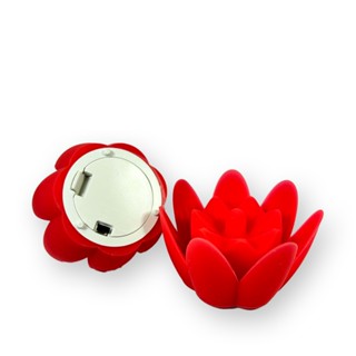 【新韻傳音】緣渡蓮花燈-2入組 蓮花燈 電子蠟燭 電池款 蓮花造型電子蠟燭 佛具用品 供桌用品 LED燈 Y201B