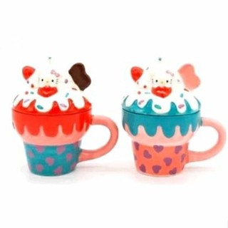 日本景品Hello kitty冰淇淋甜點造型（兩入）杯組