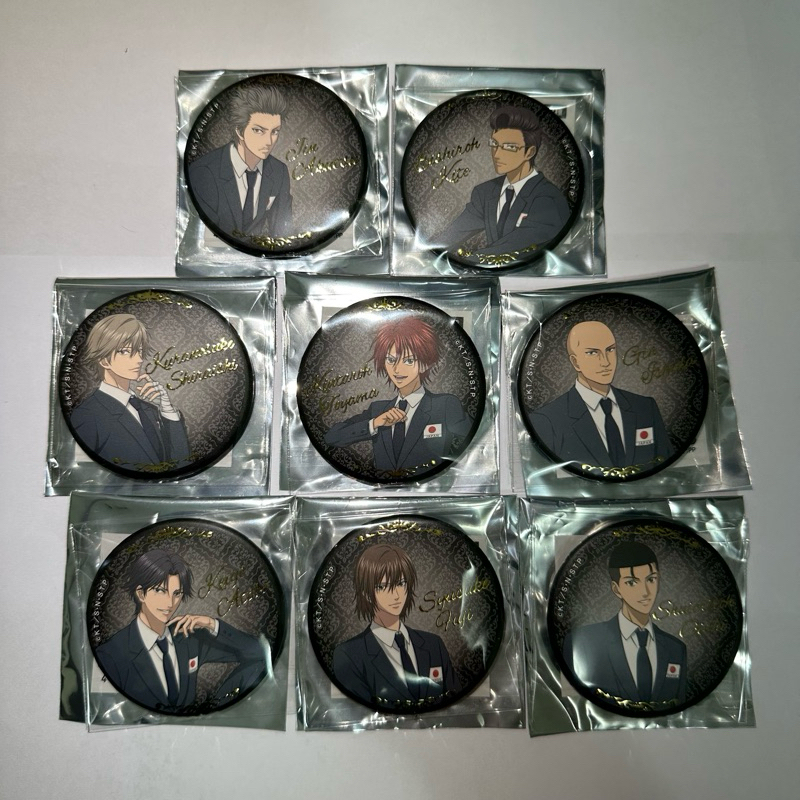 網球王子 網王 2024JF 中外 代表隊西裝 U17徽章 跡部景吾 白石藏之介 不二周助 燙金徽章 徽章