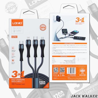 LDNIO 3合1 充電線 Type-C／Lightning／Micro USB PD Apple iPhone IOS