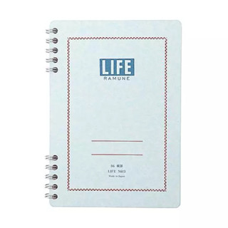Ⓙ日日好日Ⓟ 日本LiFE Ramune 線圈裝訂筆記本/ B6 A6