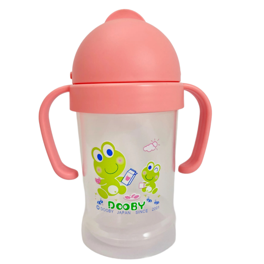 DOOBY 大眼蛙 卡通神奇喝水杯 兒童水壺 配件 防漏水杯 吸管 杯蓋 青蛙水杯 兒童 水杯 水壺 幼兒 #丹丹悅生活