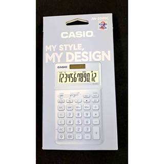 【豐盛有餘-計算機】JW-200SC-BU - CASIO 〡12位數/可掀式面板〡含稅附發票〡原廠公司貨~保固兩年