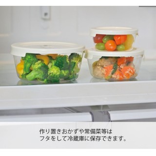 🇯🇵 HARIO 耐熱玻璃盒 保鮮盒 微波爐盒3入