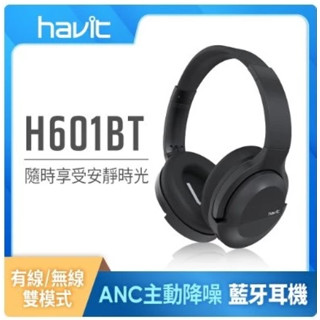 Havit 海威特降噪藍芽無線耳罩式耳機 近新品 型號fomo7486