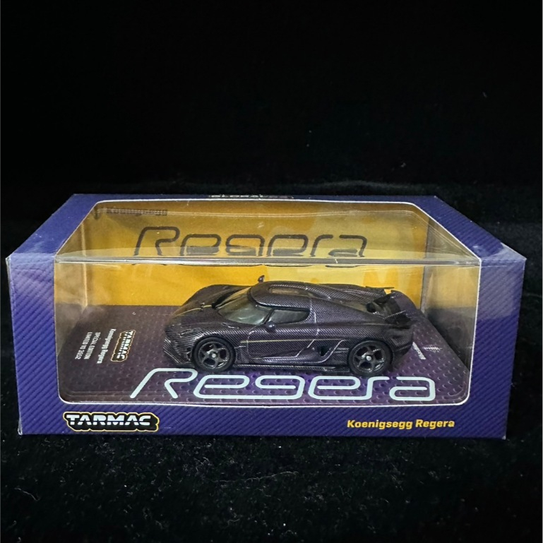 泡泡TOYS  Tarmac 1/64 Koenigsegg Regera 卡夢紫 會場限定