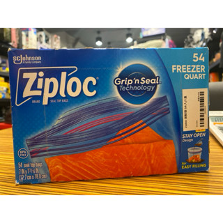 【享生活美式商品館】 Ziploc 雙層夾鏈冷凍保鮮袋小54入#921389