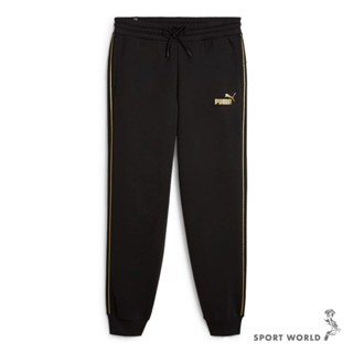 Puma 縮口長褲 女裝 保暖 黑【運動世界】68529601