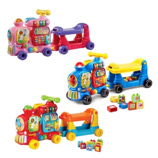 Vtech 4合1智慧積木學習車(3色可選)拉拉車【麗兒採家】