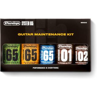 【三木樂器】Dunlop 6500 吉他保養盒組 含琴布 弦油 指板油 琴身蠟 清潔液