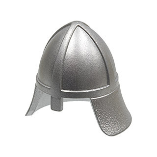 Lego 樂高 金屬銀色 頭盔 城堡Metallic Silver Helmet Castle 3844 6051870