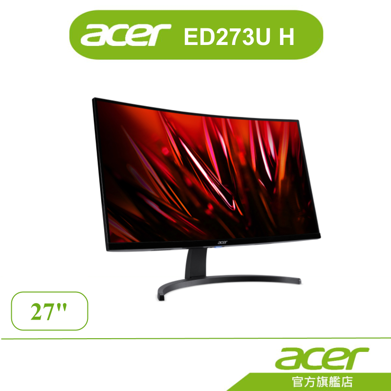 Acer 宏碁 ED273U Hbmiipx 27吋曲面抗閃螢幕