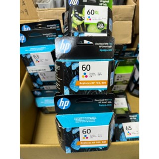 【原廠墨水匣】HP 60 彩色盒裝(買三送1) / 通用於hp 60XL 彩色