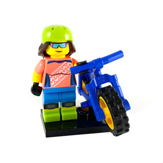 LEGO 樂高 第19代人偶包 16號 越野自行車 山地車手 71025 col19-16