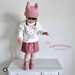 日單🇯🇵Kitty / 美樂蒂珊瑚絨大學T 90碼 / 95碼