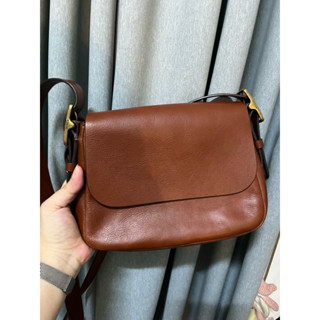 FOSSIL Harper 真皮小馬鞍斜揹包（9成新）