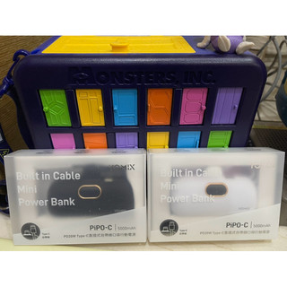 YOMIX 優迷 20W 快充進化款 Type-C 直插式自帶線 口袋行動電源 5000mAh