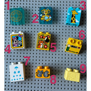 樂高 得寶 零件 印刷磚｜LEGO duplo Pattern Brick