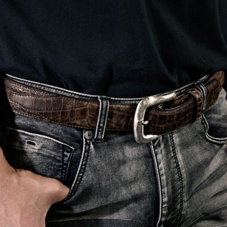【MF select】Ariat 騎士時尚 石頭紋 真皮皮帶 真牛皮皮帶 男用皮帶 休閒皮帶 牛仔褲皮帶 中性皮帶