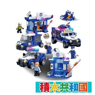 ZHEGAO哲高 912030 城市警察 益智拼裝積木【積木共和國】臺灣現貨 檢驗合格