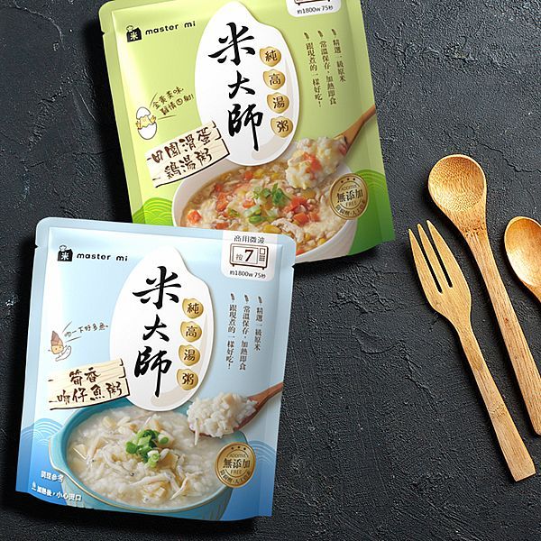 米大師 純高湯粥(310g) 款式可選 露營 外出 加熱即食 即時粥 常溫保存 旅遊 免下廚【小三美日】DS024296