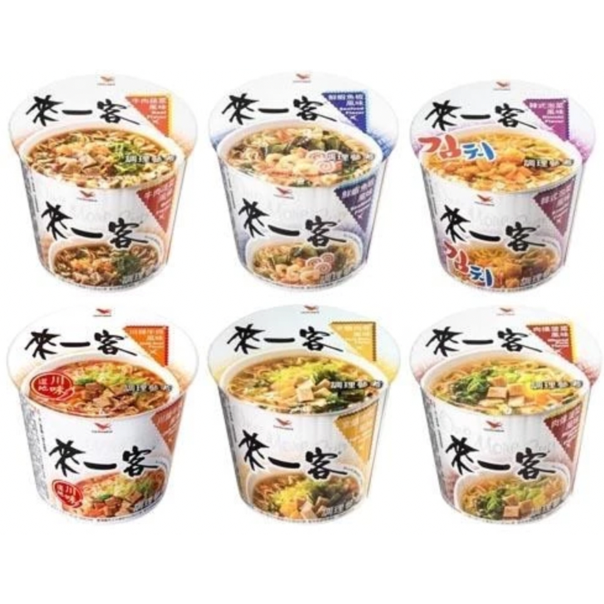 【小伊購物】統一 來一客 泡麵 杯麵 速食麵 京燉肉骨/韓式泡菜/鮮蝦魚板/ 牛肉蔬菜