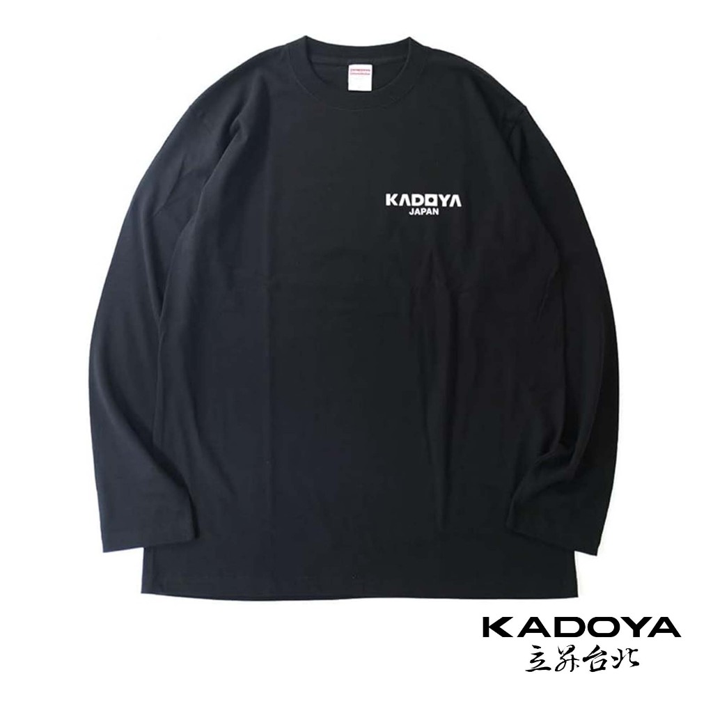 KADOYA 日本百年品牌 7858 長袖 LONG-T.KADOYA LOGO 棉質 長T 基本款【現貨｜立昇台北】