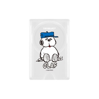 【TOYSELECT】SNOOPY史努比坐著歐拉夫MagSafe磁吸卡片夾