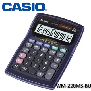 計算機 CASIO卡西歐 WM-220MS-BU 12位元商用型計算機
