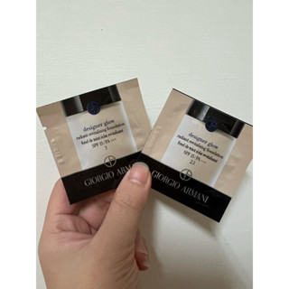 【試用包】 GIORGIO ARMANI 亞曼尼 設計師水燦光影粉底 1ml