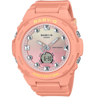 CASIO 卡西歐 BABY-G 冬日漸層女錶 BGA-320-4A1 聖誕推薦