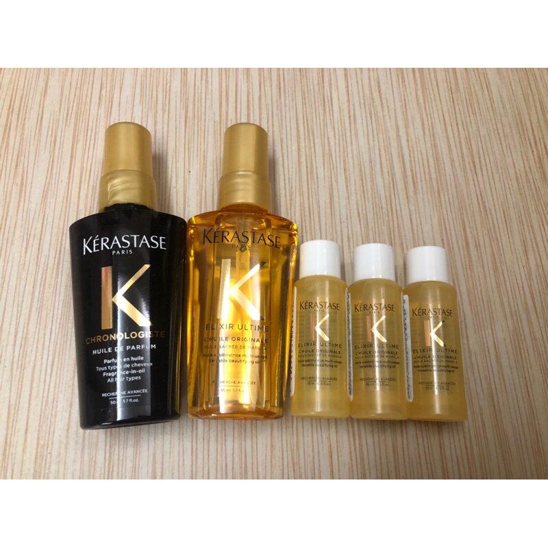 巴黎卡詩 金緻柔馭露 黑鑽極萃逆時玫瑰香氛露 50ML 15ML 護髮油 柔馭露 新效期 KERASTASE