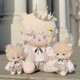 現貨【棉花娃-維斯佩拉王子】40cm 40公分 無屬性 娃衣 全新 娃娃 衣服 貴族小王子 王冠 西方華麗 一番賞 坐姿