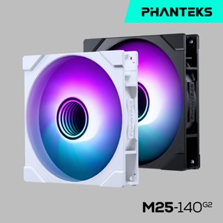 Phanteks追風者 M25-140 G2 ARGB散熱風扇 黑色/白色/正反葉/單包裝/三包裝/厚度25mm