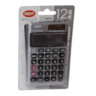 【小品五金百貨】含稅 臺灣現貨-利百代 12位元計算機 計算器 太陽能計算機 桌上型計算機 攜帶型計算機