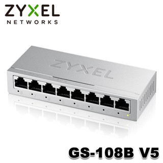 【3CTOWN】含稅開發票 ZYXEL GS-108B V5 8埠乙太網路交換器 鐵殼版