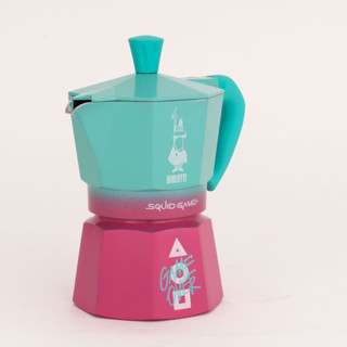 BIALETTI 經典摩卡壺 3TZ 3杯份 / 6杯份 【魷魚遊戲聯名】 不鏽鋼保溫杯 保溫瓶 環保杯 304不鏽鋼