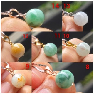 嗨，寶貝銀飾珠寶* 翡翠飾品☆925純銀 保證緬甸玉A貨 冰種～糯種 多彩翡翠 吊墜8～14☆3-2