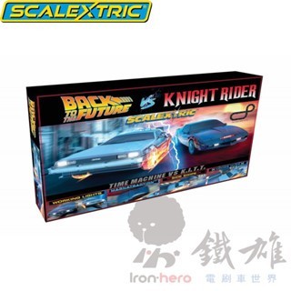 Scalextric C1431M Back to the Future vs Knight Rider Race 套裝